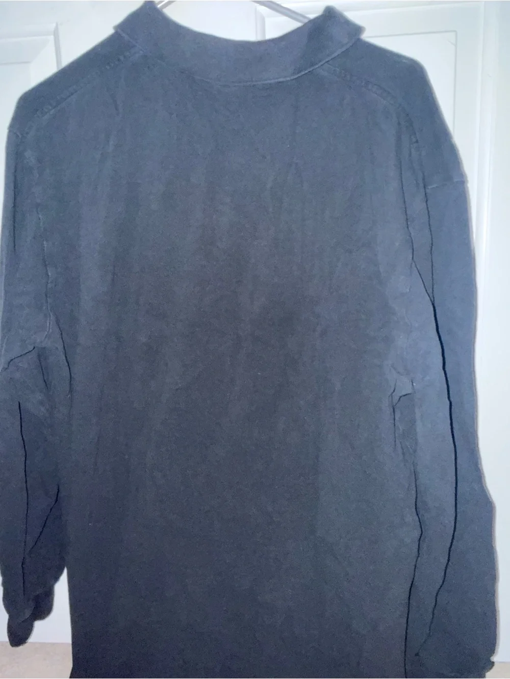 Ralph Lauren Black Long-Sleeve Polo Rugby shirt with Red Pony